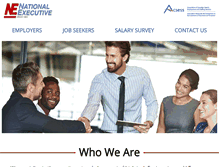 Tablet Screenshot of national-executive.com